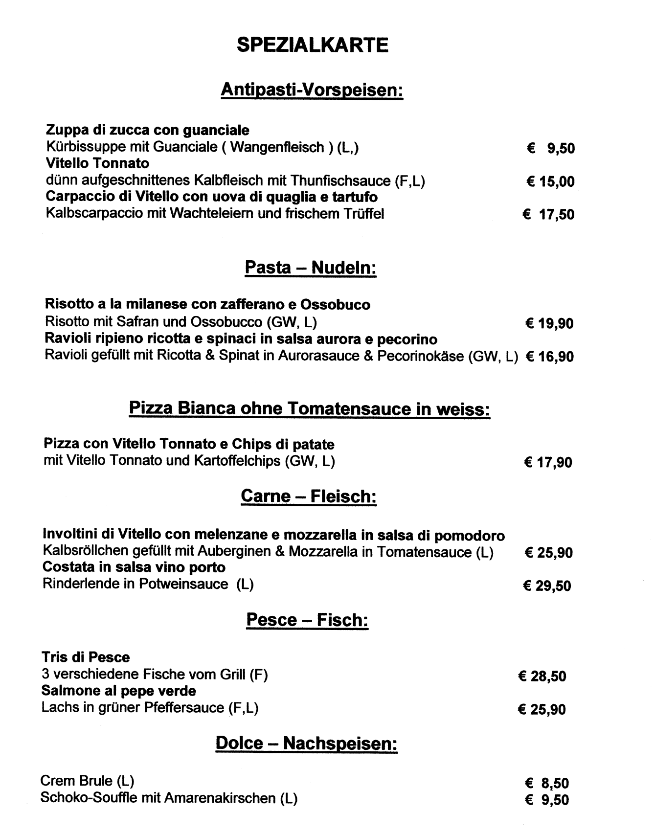 spezialkarte